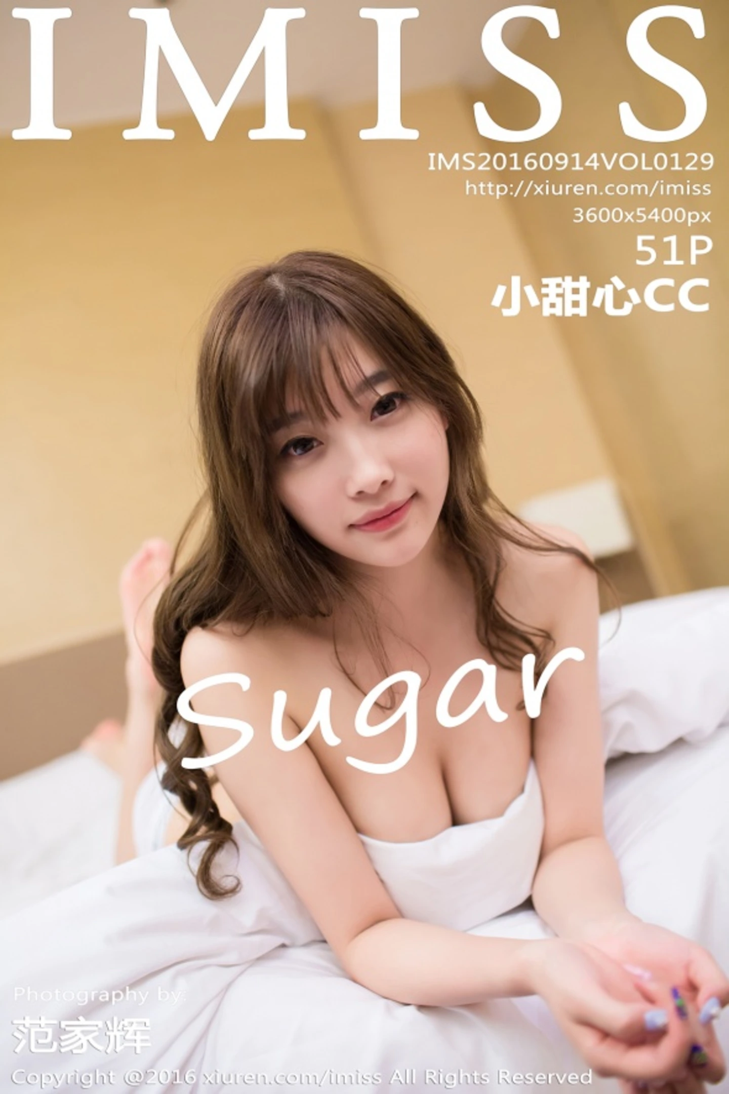 [IMISS爱蜜社]Vol.129_嫩模Sugar小甜心CC性感私房半裸秀豪乳美臀屁沟诱惑写真51P-秀人网 - XiuRen.Pro